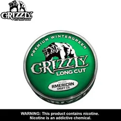 grizzly tobacco tubs Long Cut Wintergreen Smokeless - Case Buy Grizzly Original 15mg Online
